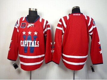 Washington Capitals Blank 2015 Winter Classic Red(40th Anniversary) Stitched NHL Jersey