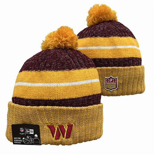 Washington Commanders Team Logo Pom Knit Hat YD-2