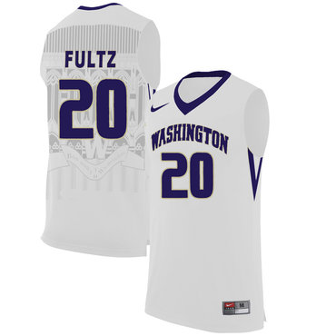 Washington Huskies 20 Markelle Fultz White College Basketball Jersey