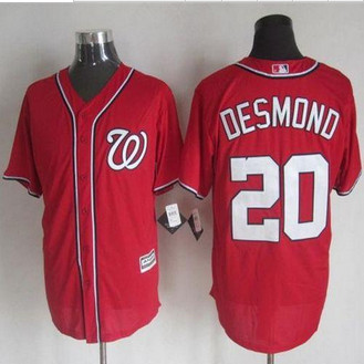 Washington Nationals #20 Ian Desmond Red New Cool Base Stitched Baseball Jersey