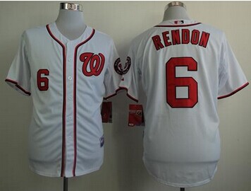 Washington Nationals #6 Anthony Rendon White Cool Base MLB Jersey