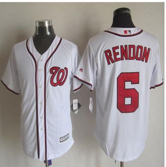 Washington Nationals #6 Anthony Rendon White New Cool Base Stitched Baseball Jersey