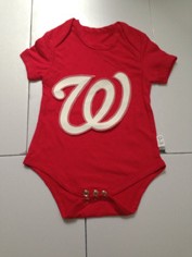 Washington Nationals MLB Kids Newborn&Infant Gear Red