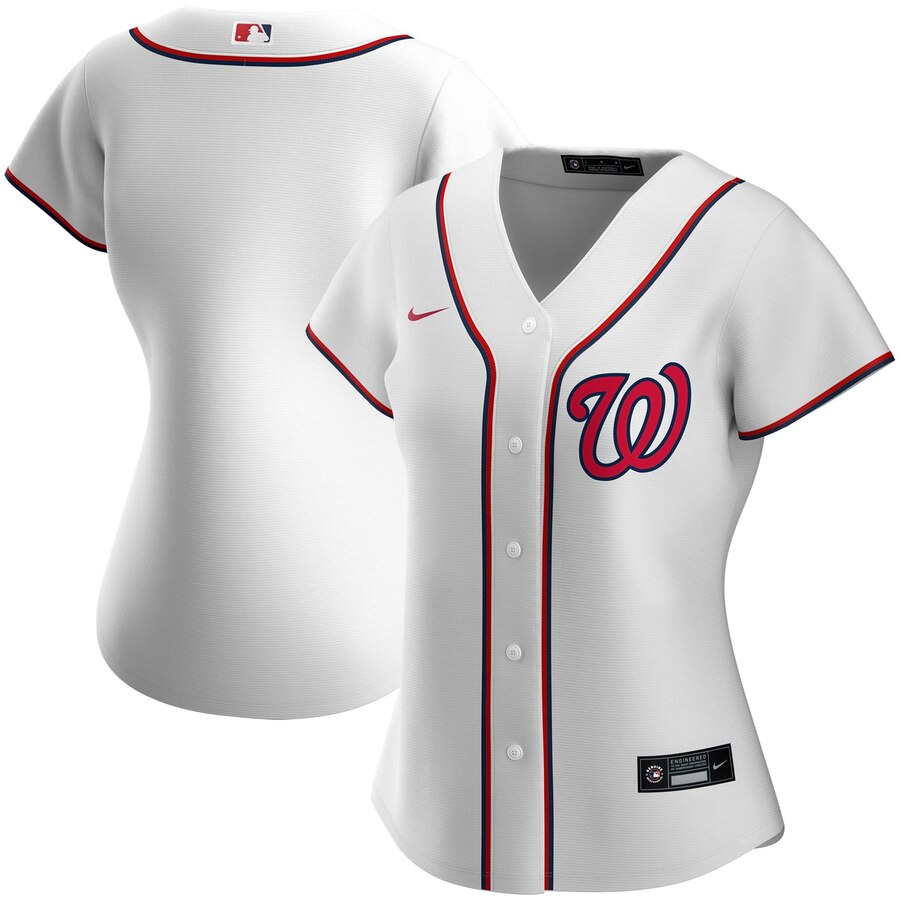 Washington Nationals Nike Women's Home 2020 MLB Team Jersey White Washington Nationals Nike Women's Home 2020 MLB Team Jersey White
