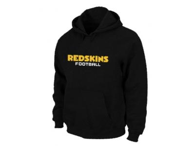 Washington Red Skins Authentic font Pullover Hoodie Black Washington Red Skins Authentic font Pullover Hoodie Black