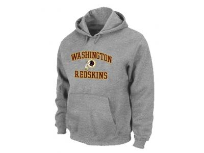 Washington Red Skins Heart & Soul Pullover Hoodie Grey Washington Red Skins Heart & Soul Pullover Hoodie Grey