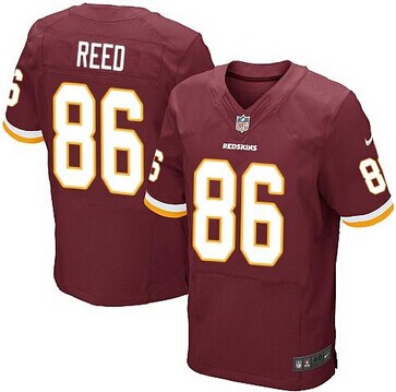 Washington Redskins #86 Jordan Reed Burgundy Red NFL Elite Jersey