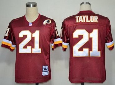 Washington Redskins 21 Sean Taylor Red Throwback NFL Jerseys