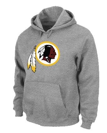 Washington Redskins Classic Logo Pullover Hoodie Sweatshirt - Grey Washington Redskins Classic Logo Pullover Hoodie Sweatshirt - Grey