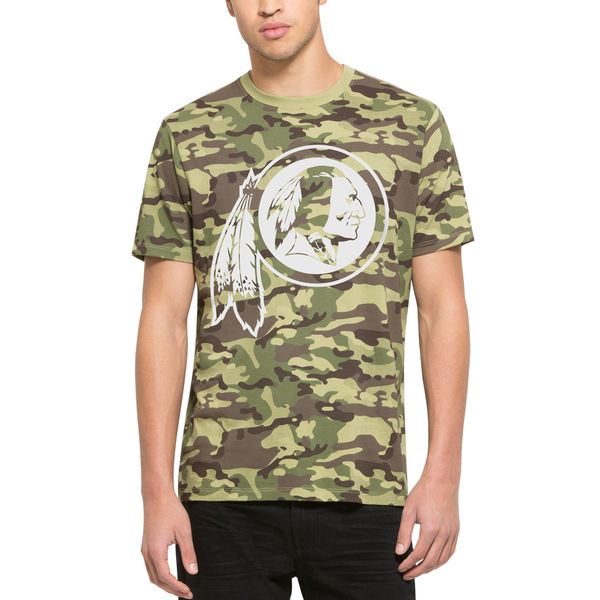 Washington Redskins Fresh Team Logo Camo Men's Short Sleeve T-Shirt Washington Redskins Fresh Team Logo Camo Men's Short Sleeve T-Shirt
