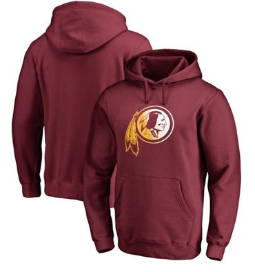 Washington Redskins Pro Line by Fanatics Branded Gradient Logo Pullover Hoodie Maroon