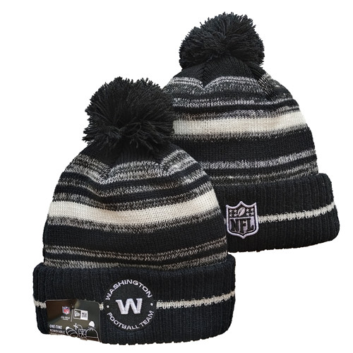 Washington Team Logo Pom Knit Hat 1 YD