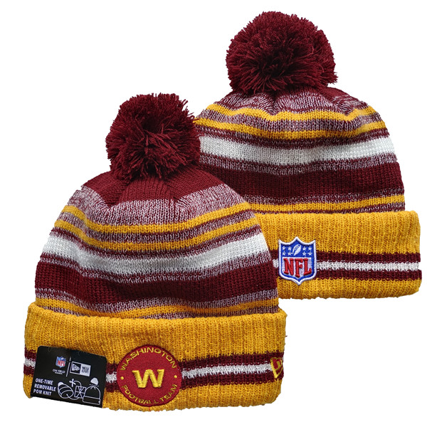 Washington Team Logo Pom Knit Hat YD