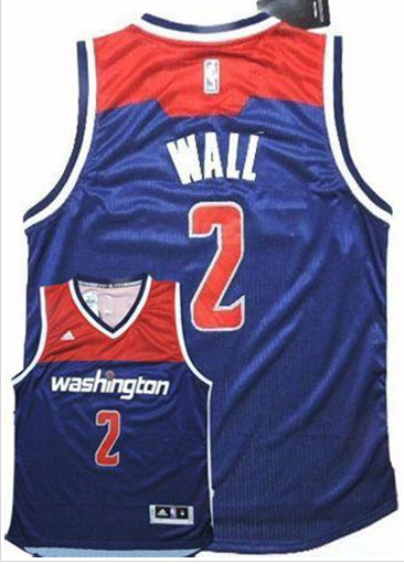 Washington Wizards #2 John Wall Navy Blue Alternate Stitched NBA Jersey