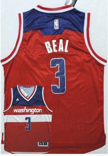 Washington Wizards #3 Bradley Beal New Red Road Stitched NBA Jersey