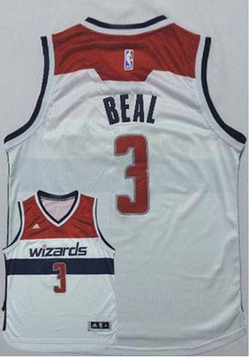 Washington Wizards #3 Bradley Beal New White Home Stitched NBA Jersey