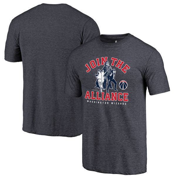 Washington Wizards Fanatics Branded Navy Star Wars Alliance Tri-Blend T-Shirt