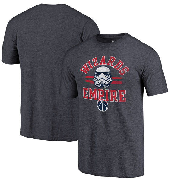 Washington Wizards Fanatics Branded Navy Star Wars Empire Tri-Blend T-Shirt