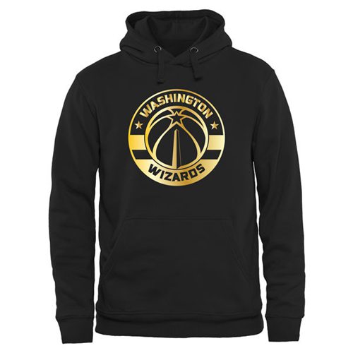 Washington Wizards Gold Collection Pullover Hoodie Black Washington Wizards Gold Collection Pullover Hoodie Black