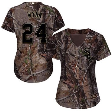 White Sox #24 Early Wynn Camo Realtree Collection Cool Base Women's Stitched Baseball Jersey White Sox #24 Early Wynn Camo Realtree Collection Cool Base Women's Stitched Baseball Jersey
