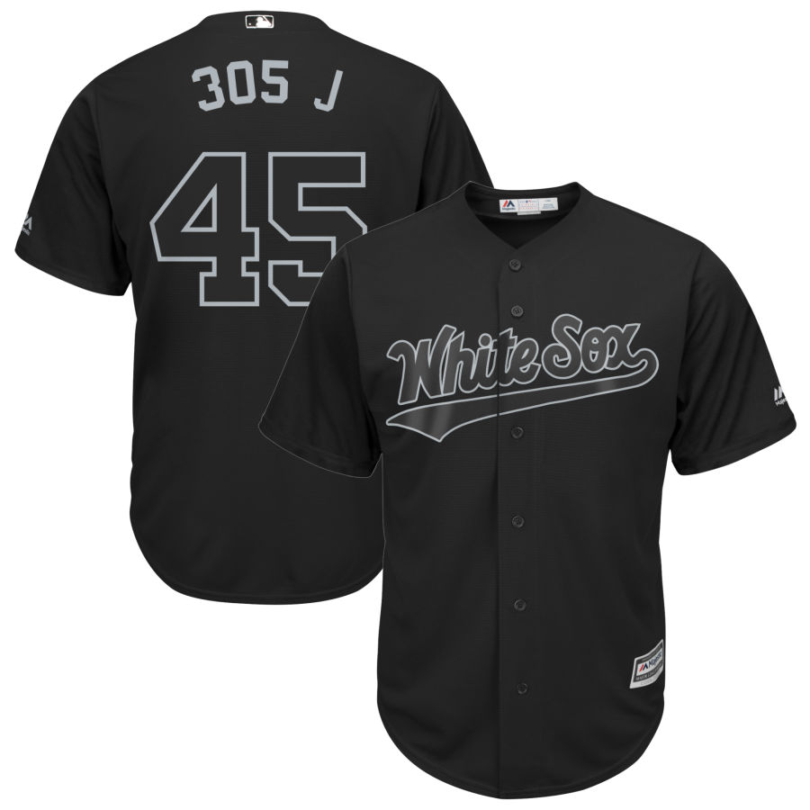 White Sox 45 Michael Jordan 305 J Black 2019 Players' Weekend Player Jersey