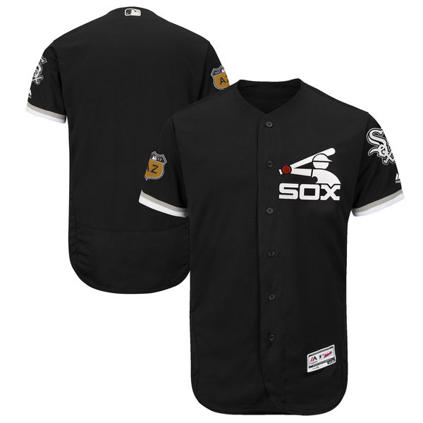 White Sox Blank Black 2017 Spring Training Flexbase Jersey