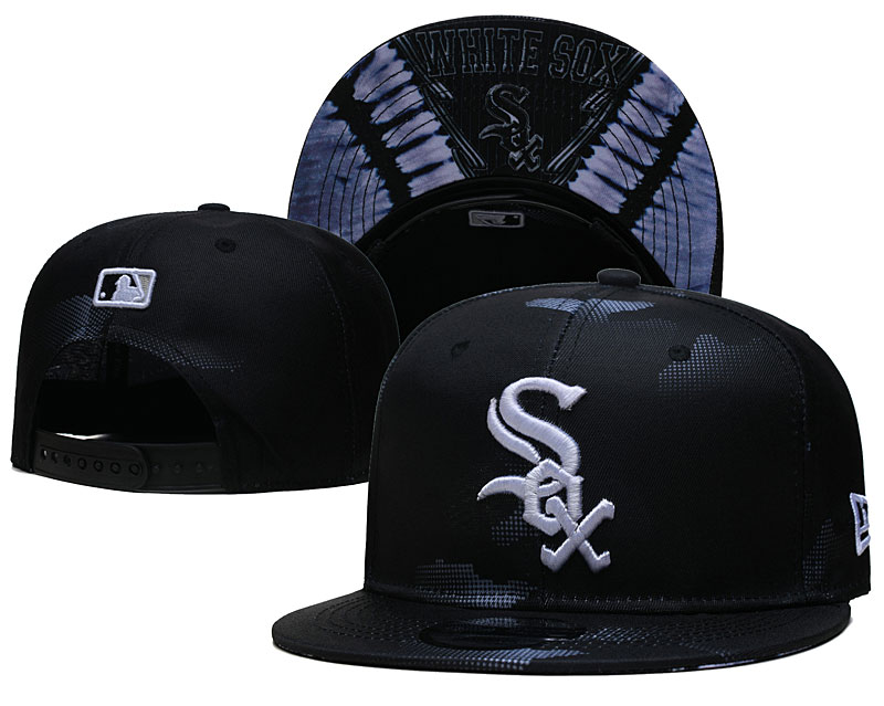 White Sox Snapback Black Hat --YD