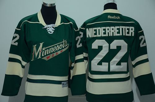 Wild #22 Nino Niederreiter Green Stitched Youth NHL Jersey Wild #22 Nino Niederreiter Green Stitched Youth NHL Jersey