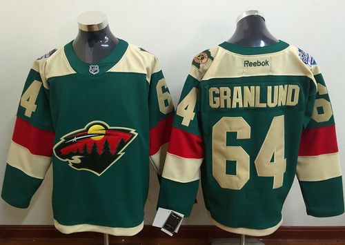 Wild #64 Mikael Granlund Green 2016 Stadium Series Stitched NHL jerseys