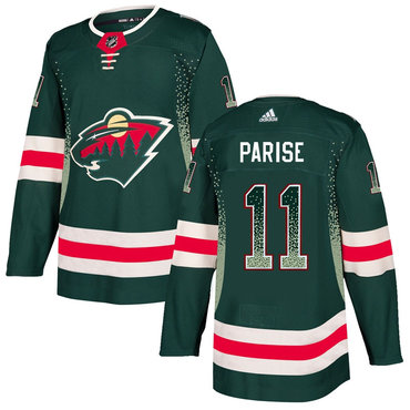 Wild 11 Zach Parise Green Drift Fashion Adidas Jersey