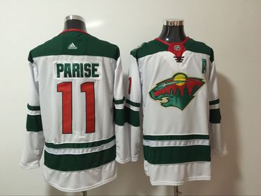 Wild 11 Zach Parise White Adidas Jersey Wild 11 Zach Parise White Adidas Jersey
