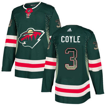 Wild 3 Charlie Coyle Green Drift Fashion Adidas Jersey