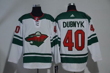 Wild 40 Devan Dubnyk White Adidas Jersey Wild 40 Devan Dubnyk White Adidas Jersey