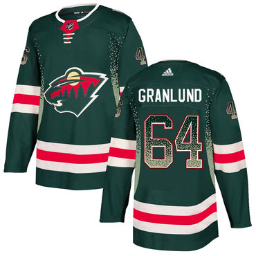 Wild 64 Mikael Granlund Green Drift Fashion Adidas Jersey