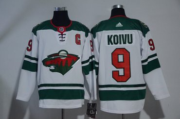Wild 9 Mikko Koivu White Adidas Jersey Wild 9 Mikko Koivu White Adidas Jersey