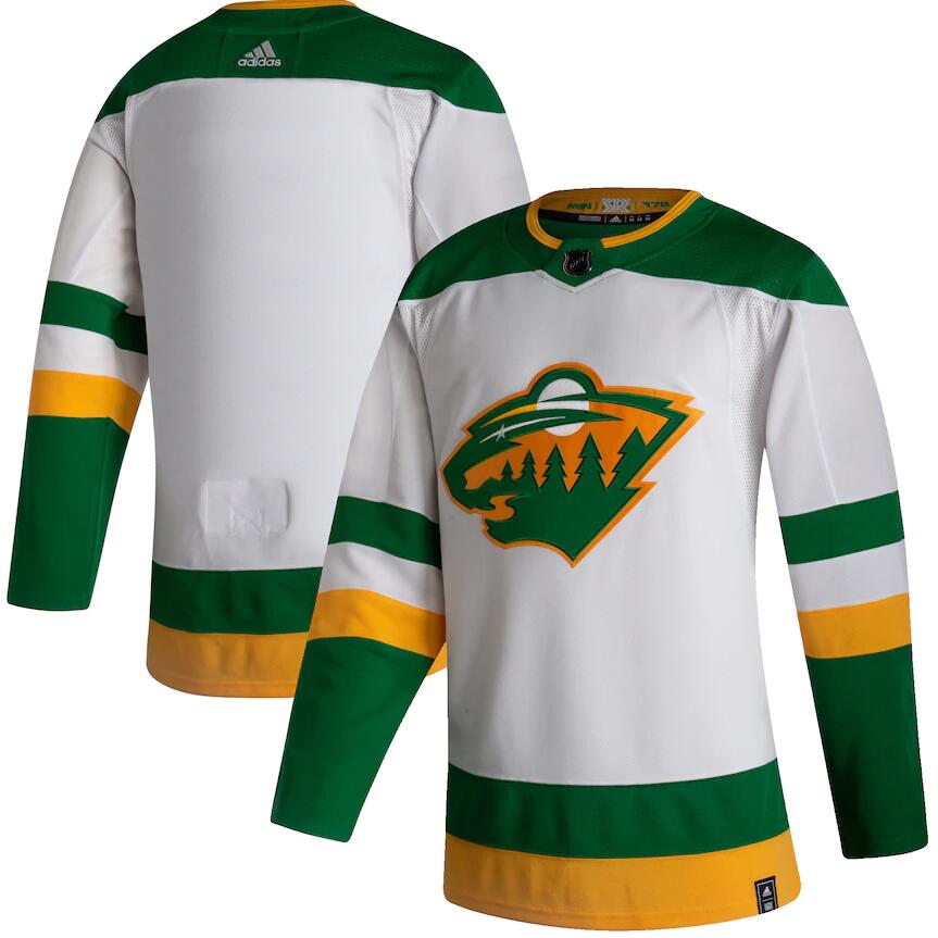 Wild Blank White 2020-21 Reverse Retro Adidas Jersey