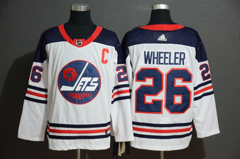 Winnipeg Jets 26 Blake Wheeler White Adidas Jersey Winnipeg Jets 26 Blake Wheeler White Adidas Jersey