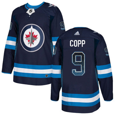 Winnipeg Jets 9 Andrew Copp Navy Drift Fashion Adidas Jersey Winnipeg Jets 9 Andrew Copp Navy Drift Fashion Adidas Jersey