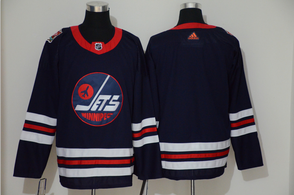 Winnipeg Jets Blank Navy 2019 Heritage Classic Breakaway Adidas Jersey Winnipeg Jets Blank Navy 2019 Heritage Classic Breakaway Adidas Jersey
