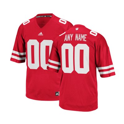 Wisconsin Badgers Red Customized Jerseys Wisconsin Badgers Red Customized Jerseys