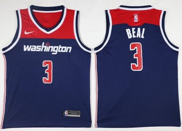 Wizards #3 Bradley Beal Navy Blue NBA Swingman Nike Jersey
