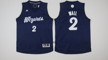 Wizards 2 John Wall Navy 2016 Christmas Day Swingman Jersey