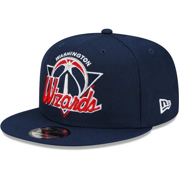 Wizards Navy Snapback Hat --TX