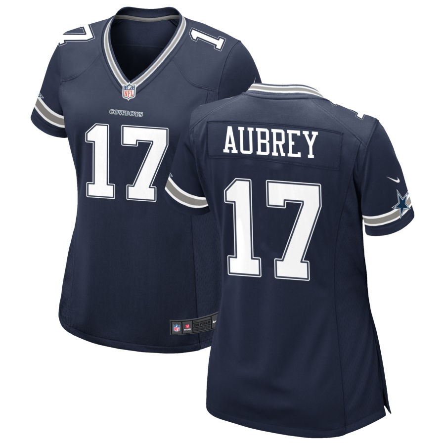 Women's Dallas Cowboys #17 Brandon Aubrey Limited Navy Vapor Untouchable Jersey (1) Women's Dallas Cowboys #17 Brandon Aubrey Limited Navy Vapor Untouchable Jersey (1)