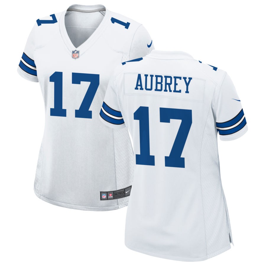 Women's Dallas Cowboys #17 Brandon Aubrey Limited white Vapor Untouchable Jersey Women's Dallas Cowboys #17 Brandon Aubrey Limited white Vapor Untouchable Jersey