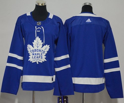 Women's Adidas Maple Leafs Blank Blue Home Authentic Stitched Women's NHL Jersey Women's Adidas Maple Leafs Blank Blue Home Authentic Stitched Women's NHL Jersey