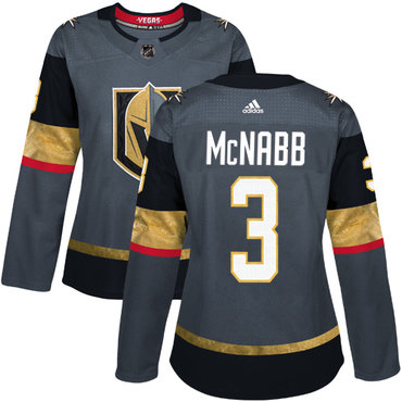 Women's Adidas Vegas Golden Knights #3 Brayden McNabb Gray NHL Jersey Women's Adidas Vegas Golden Knights #3 Brayden McNabb Gray NHL Jersey