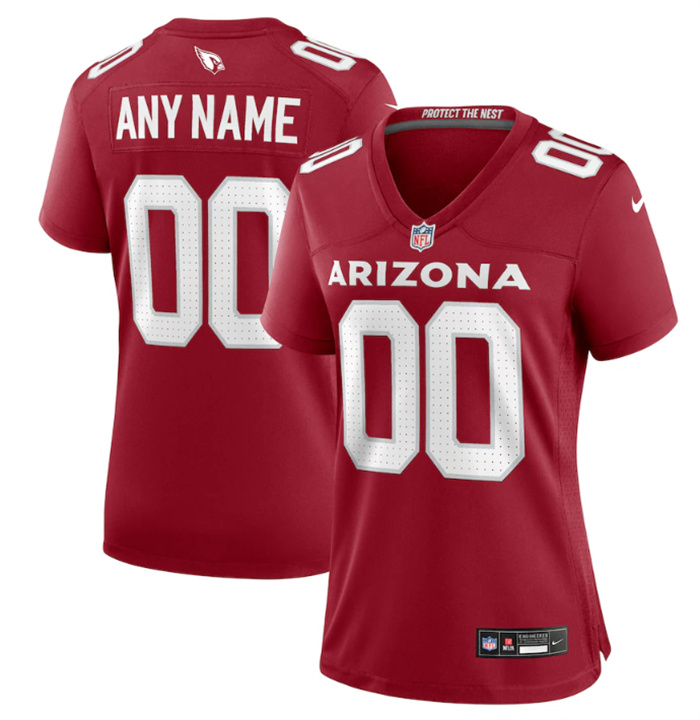 Women's Arizona Cardinals Active Player Custom New Red Stitched Game Jersey(Run Small) Women's Arizona Cardinals Active Player Custom New Red Stitched Game Jersey(Run Small)