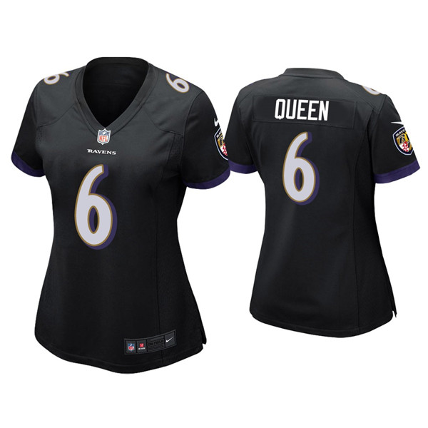Women's Baltimore Ravens #6 Patrick Queen Black Vapor Untouchable Limited Football Jersey(Run Small) Women's Baltimore Ravens #6 Patrick Queen Black Vapor Untouchable Limited Football Jersey(Run Small)
