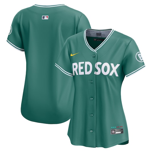 Women's Boston Red Sox Blank Green 2025 City Connect Limited Stitched Baseball Jersey(Run Small) Women's Boston Red Sox Blank Green 2025 City Connect Limited Stitched Baseball Jersey(Run Small)